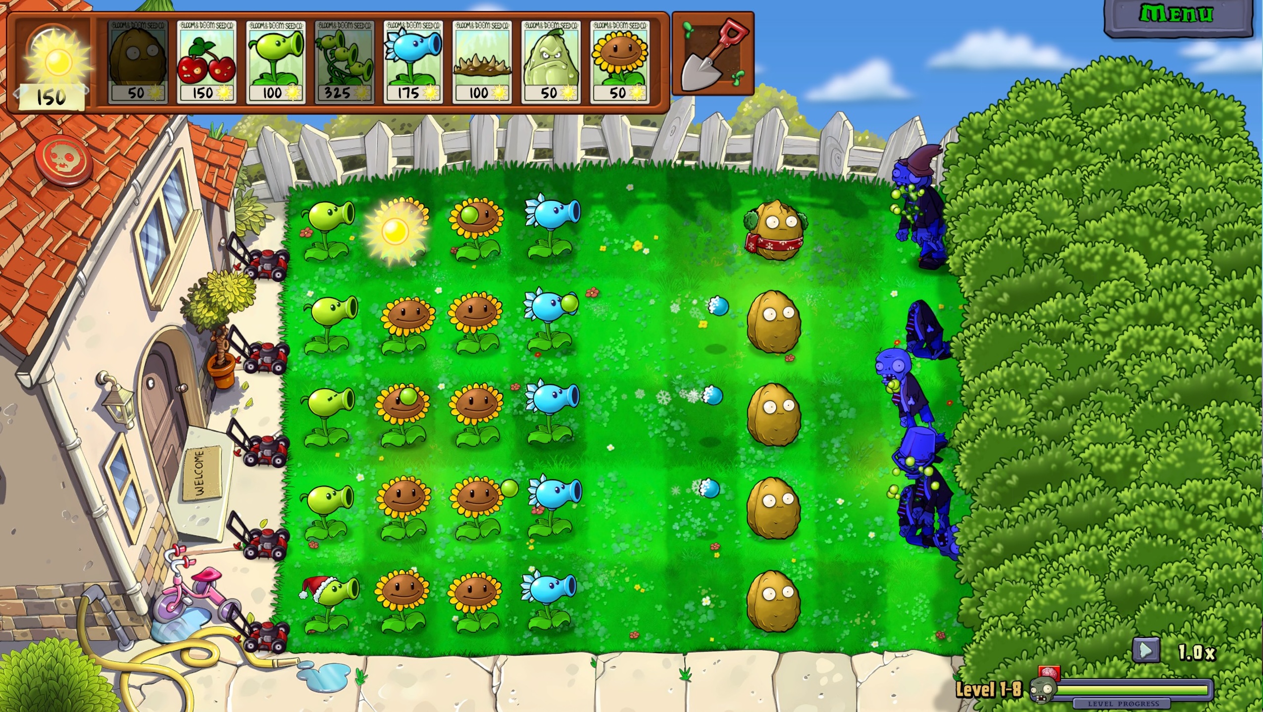 a screenshot from Plants vs Zombies: Replanted