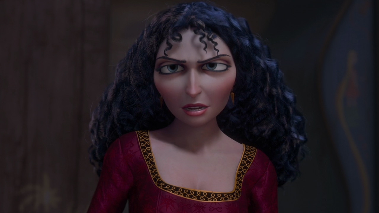 Mother Gothel declares she&#039;s now the &amp;quot;bad guy&amp;quot; in Tangled.