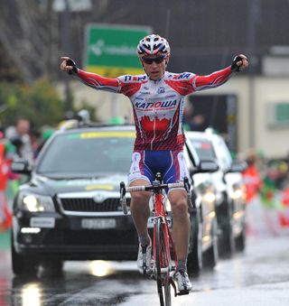 Pavel Brutt wins, Tour de Romandie 2011, stage one