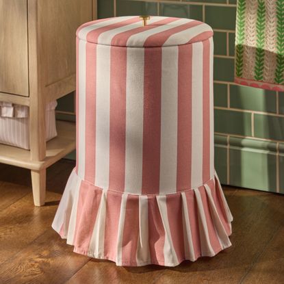 next striped frill laundry hamper