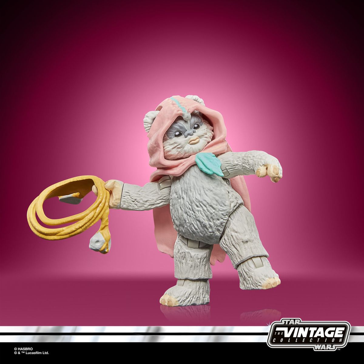 Wicket and Kneesaa action figures posed against a colorful background