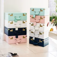15. Personalized Memory Suitcase Keepsake Box Gift Set: View at Not On The High Street
