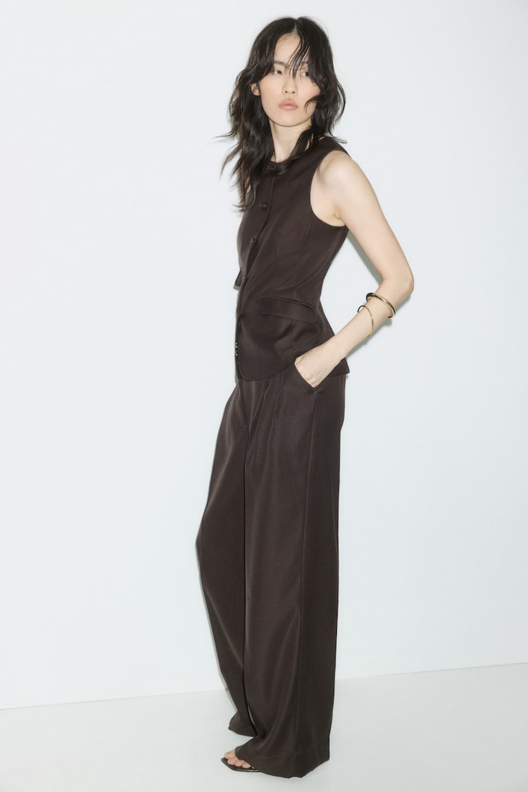 Wide Tailored Trousers