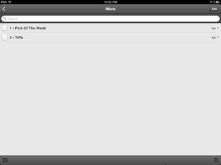 Elements accessing files on iPad