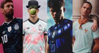 Four of the best World Cup kit designs from Argentina, Belgium, Uruguay and France