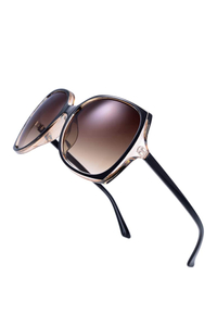 Women's Oversized Square 'Danaya Rise' Plastic Sunglasses in 2023