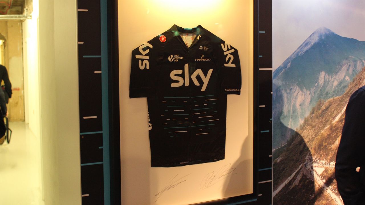 Team Sky and Castelli unveiled the team jersey for 2017