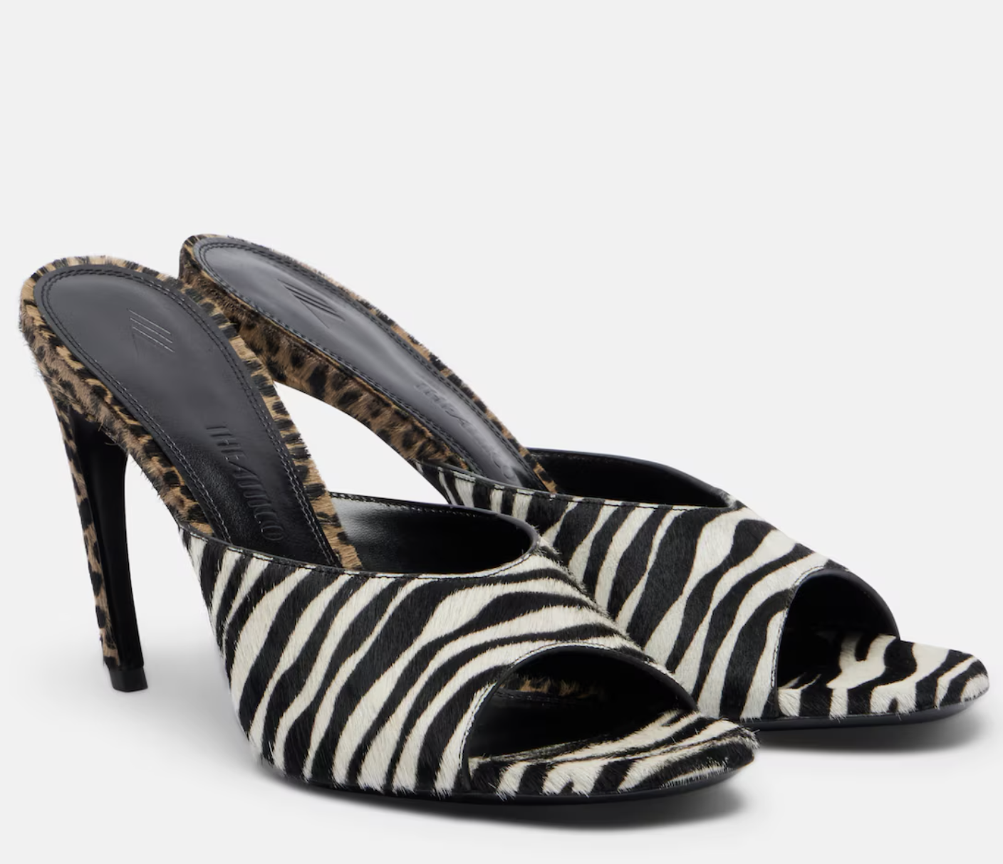 The Attico, Betta Calf hair mules