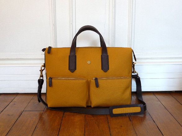 Luxury leather luggage from Mismo, Denmark