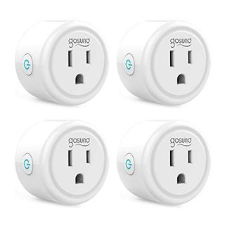 Smart Plug, Gosund Mini WiFi Outlet Works with Alexa, Google Home, No Hub Required, Remote Control Your Home Appliances from Anywhere, ETL Certified,Only Supports 2.4GHz Network(4 Pieces)