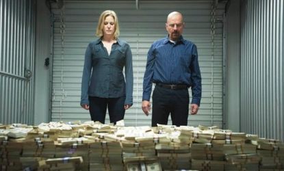 Anna Gunn and Bryan Cranston in "Breaking Bad"