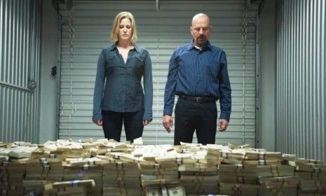 Anna Gunn and Bryan Cranston in &amp;quot;Breaking Bad&amp;quot;