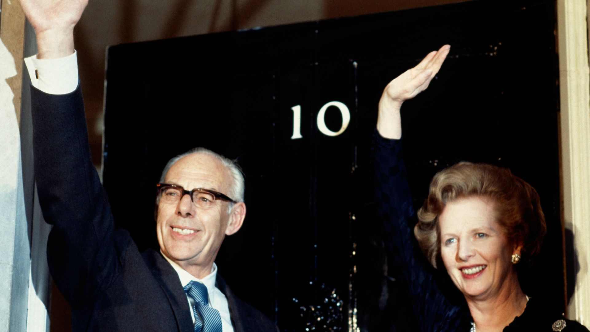 Dennis and Margaret Thatcher