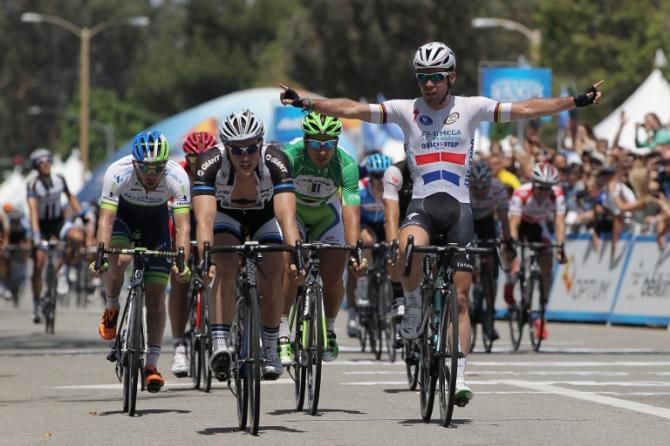 Mark Cavendish (Omega Pharma-QuickStep) wins the final stage