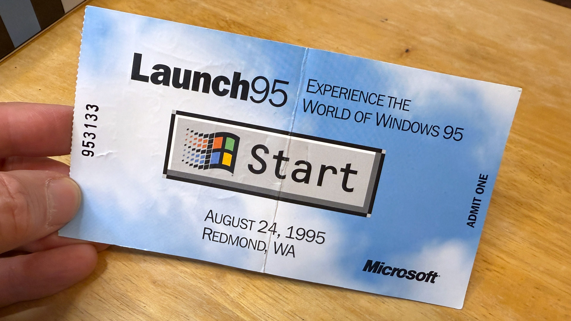 Windows 95 launch