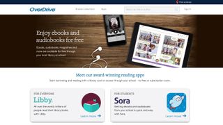 OverDrive and its reading apps