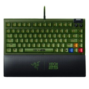 Green gaming keyboard