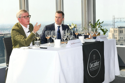 Chef de Cave Jean-Baptiste L&eacute;caillon and Decanter US Editor Clive Pursehouse at Decanter Fine Wine Encounter NYC