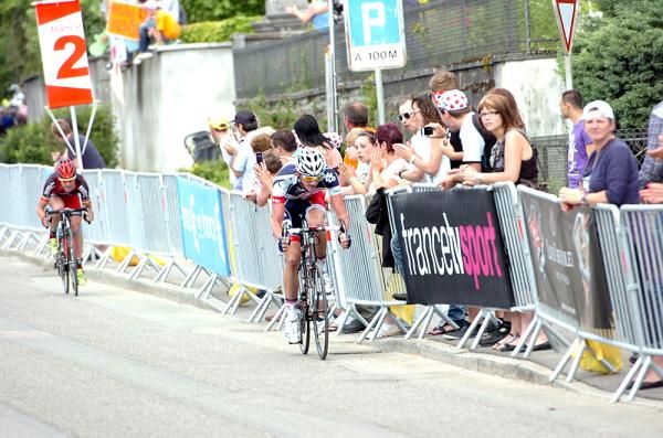 Jurgen Van Den Broeck tries to make up some lost time