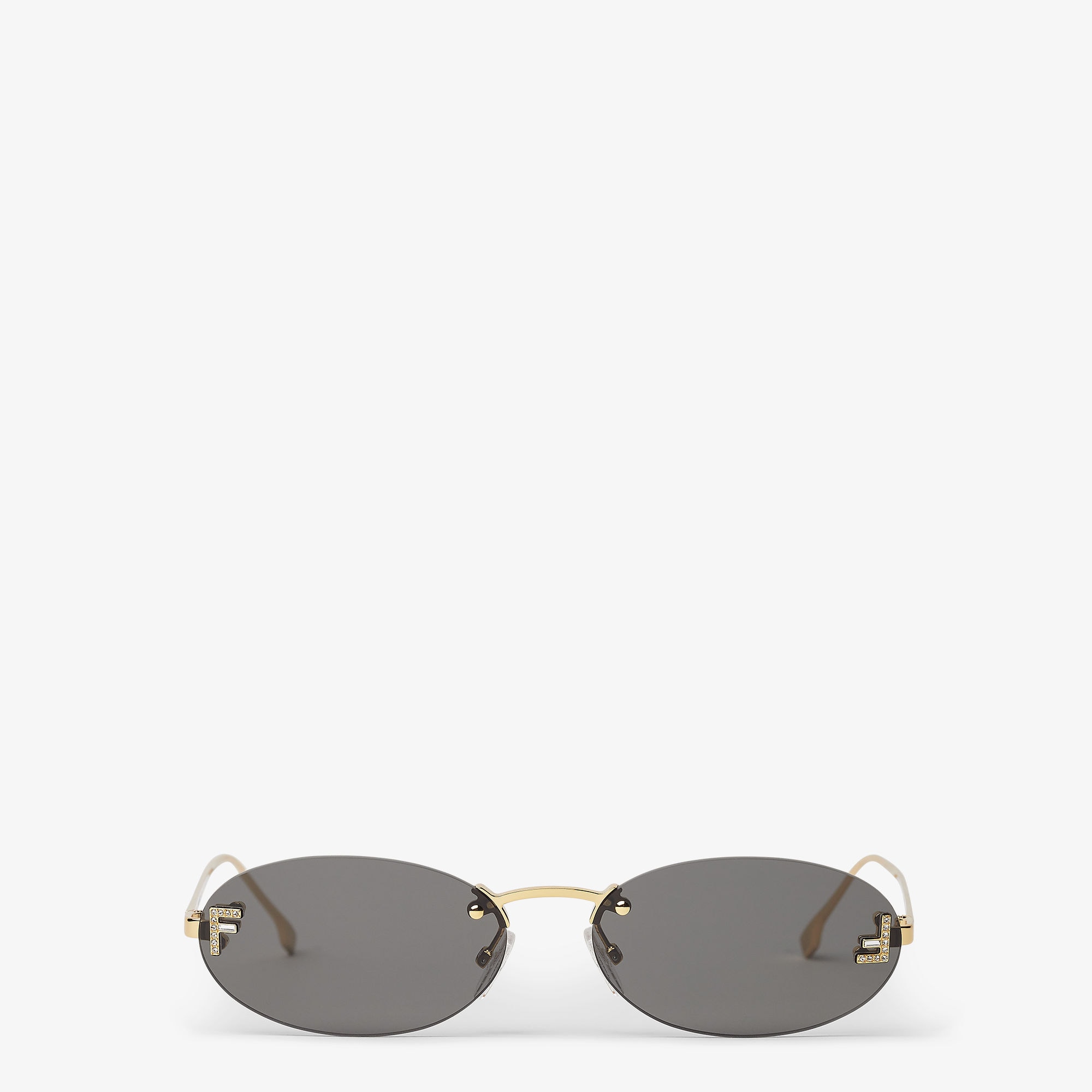 Fendi First Crystalfashion Show Sunglasses