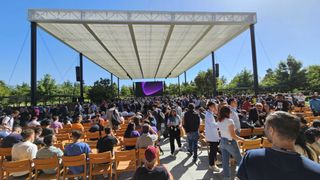 Audience at Apple Park for WWDC 2024