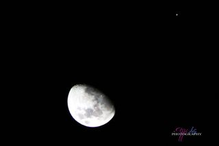 Jupiter and Moon in Conjunction