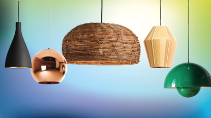 lamp shades in different shapes and sizes