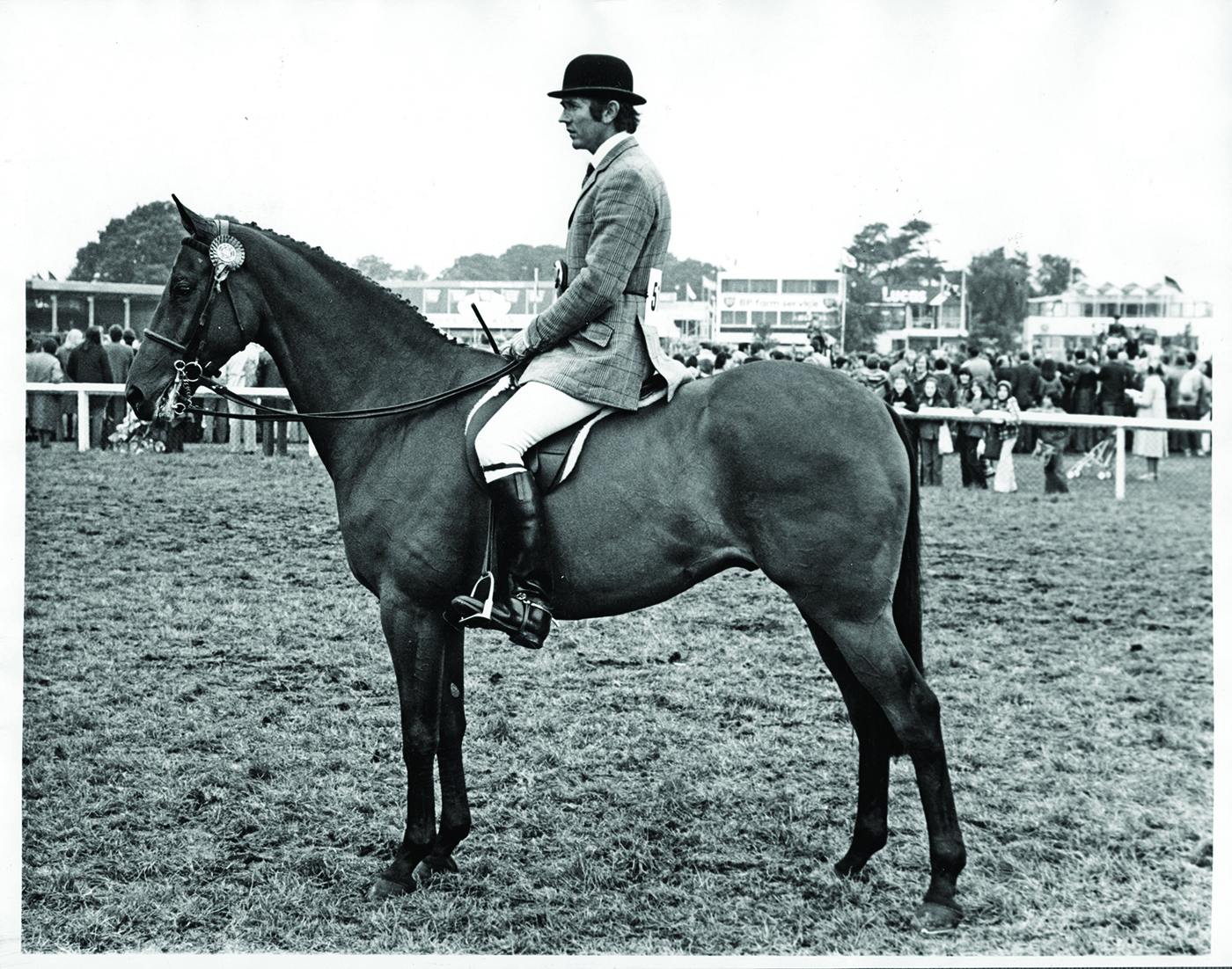 Robert Oliver on Tentreck at the Royal Show 1978