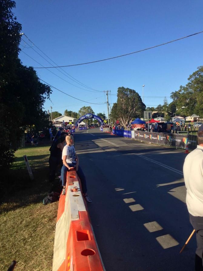 It was barely 100m from the final high-speed bend to the finish banner
