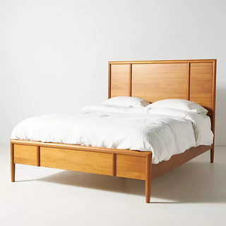 wooden bed frame