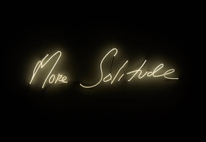 Tracey Emin, More Solitude, 2014. Neon at the Royal academy of arts Edvard Munch