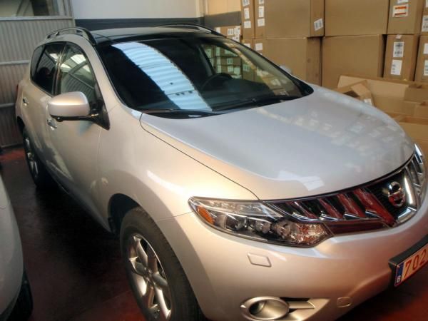 It may look like an ordinary Nissan Murano, but this car is known as 'Air Force Once' by team staff