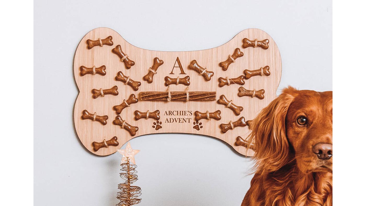 Personalised dog advent calendar