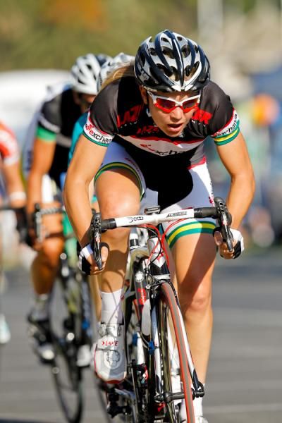 Kirsty Broun pishes the pace.