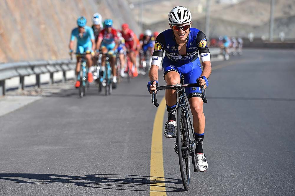 Gianluca Brambilla (Etixx-QuickStep) goes on the attack