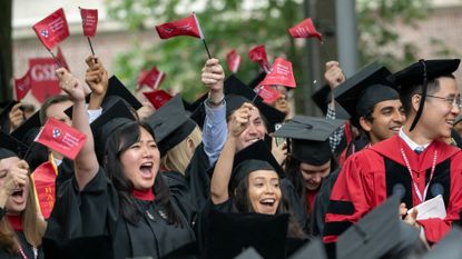 Harvard graduates celebrate