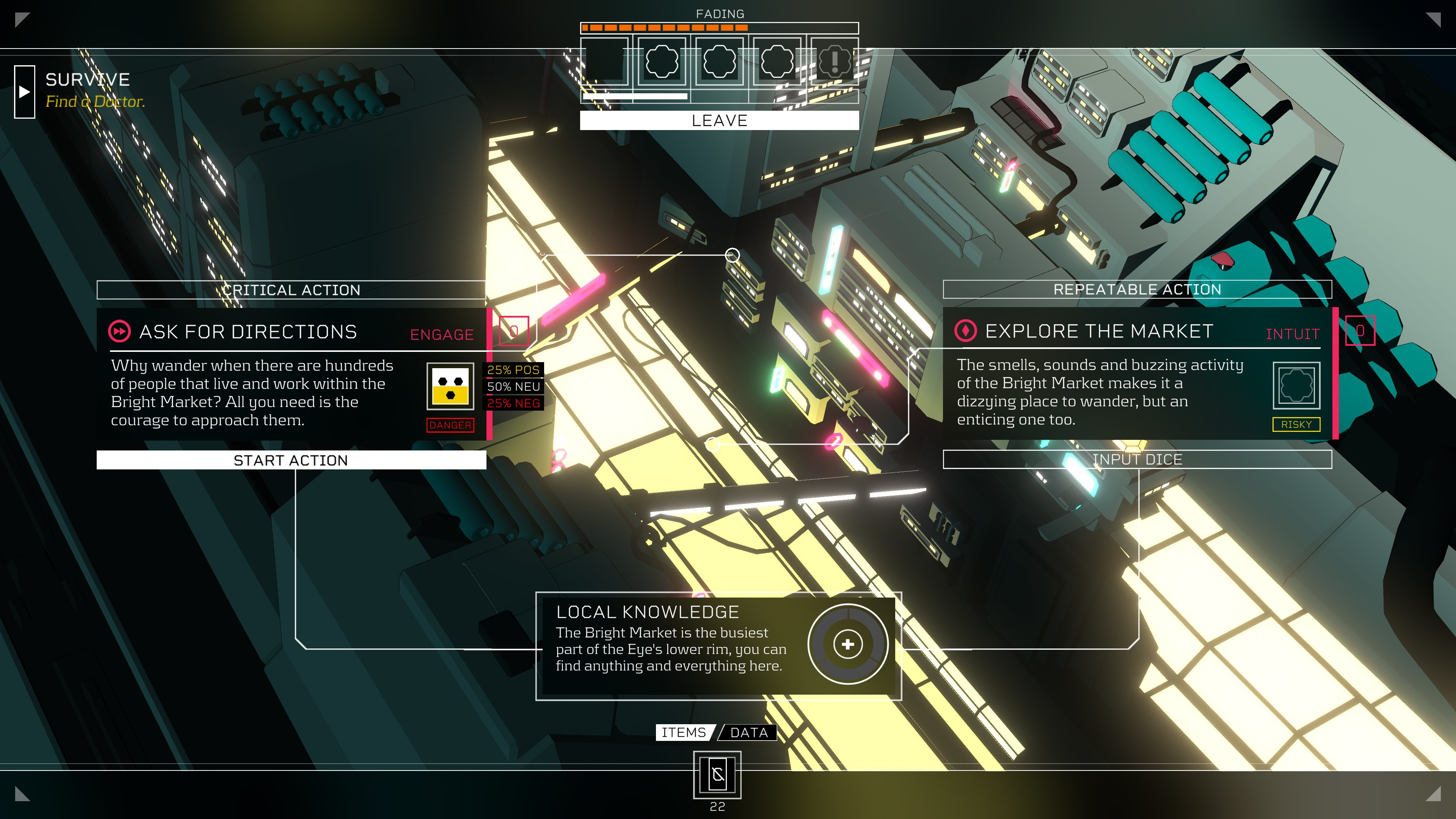 Captura de pantalla promocional de Citizen Sleeper en Xbox Store.