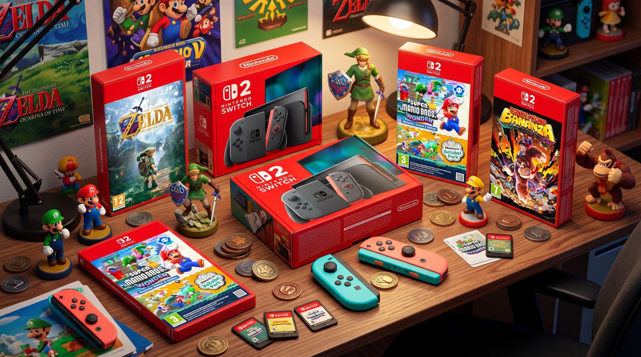 Nintendo switch 2 on desk