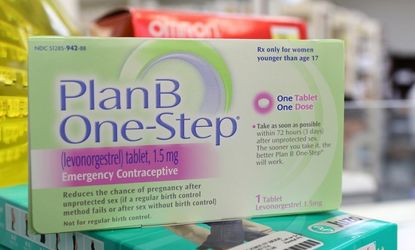 Plan B contraceptive, also known as the morning after pill.
