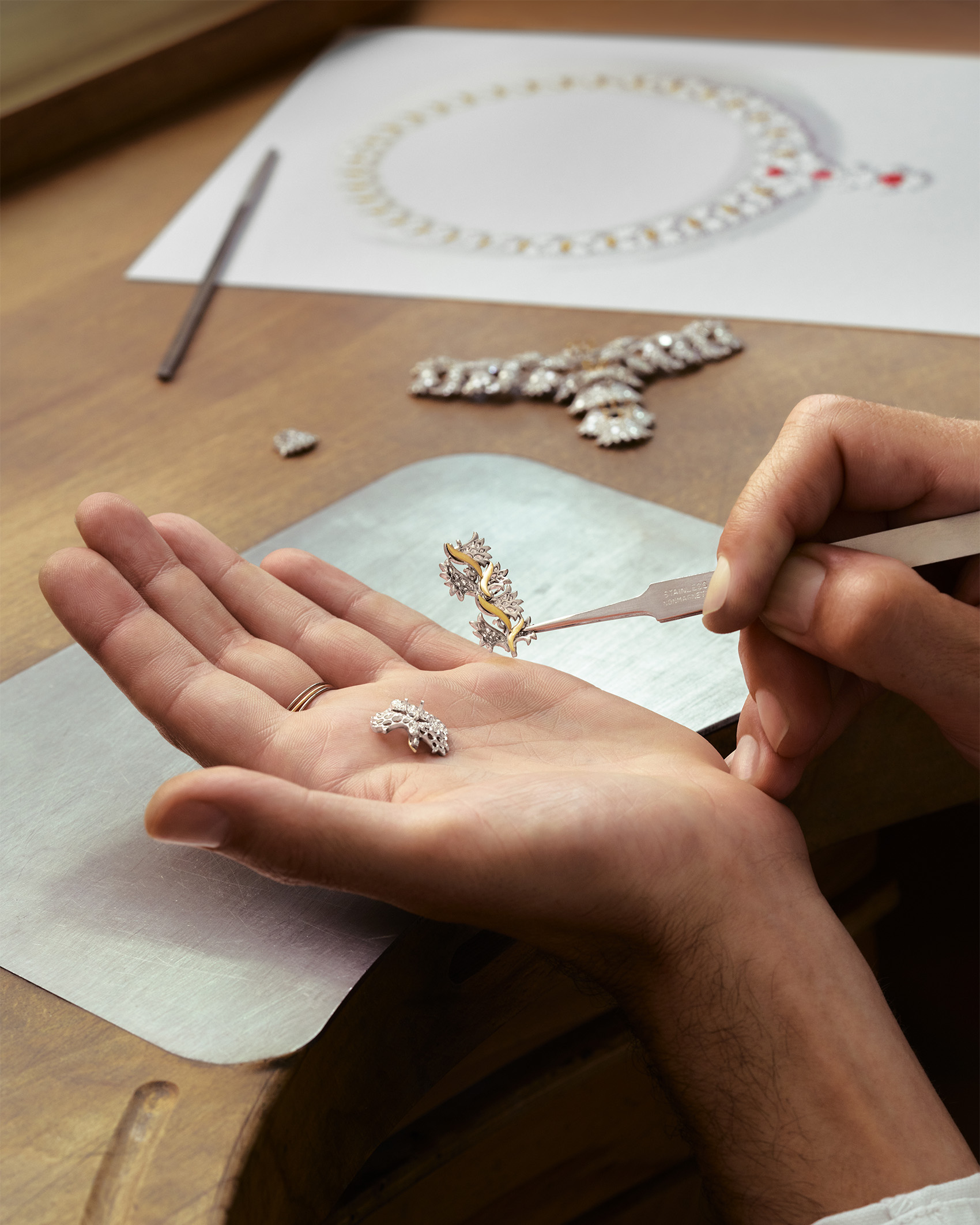 Tiffany &amp;amp; Co. jewelry being created