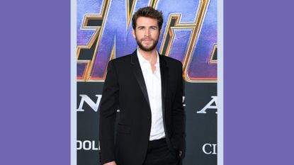 Liam Hemsworth at a movie premiere