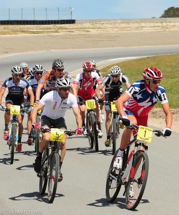 Todd Wells (Specialized) takes the leaders off the pavement