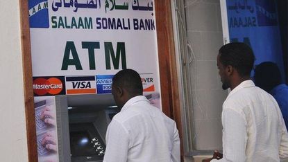 Somalia's first ever ATM is installed in Mogadishu