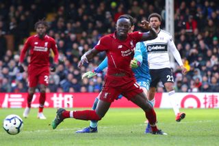 Sadio Mane earns Liverpool their penalty