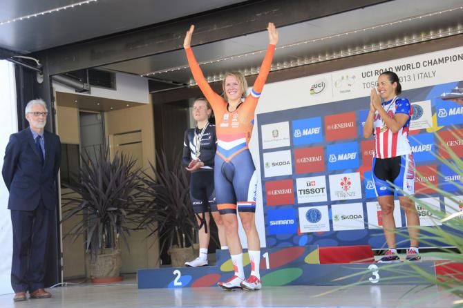 Ellen Van Dijk (Netherlands) is the 2013 elite women's time trial world champion