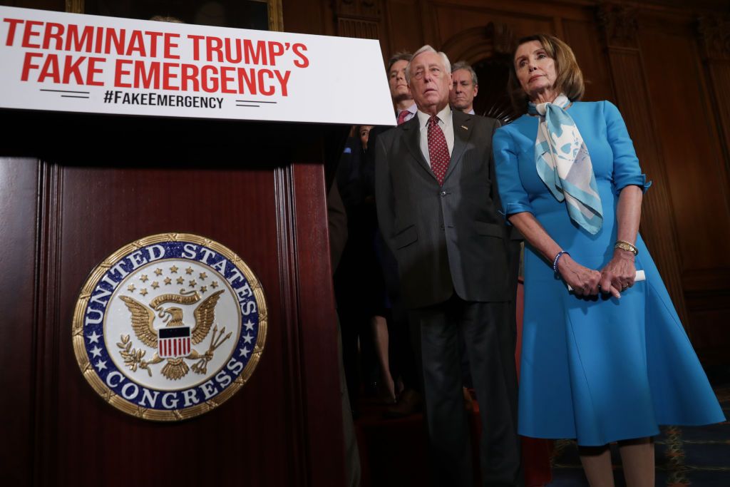 Steny Hoyer and Nancy Pelosi.