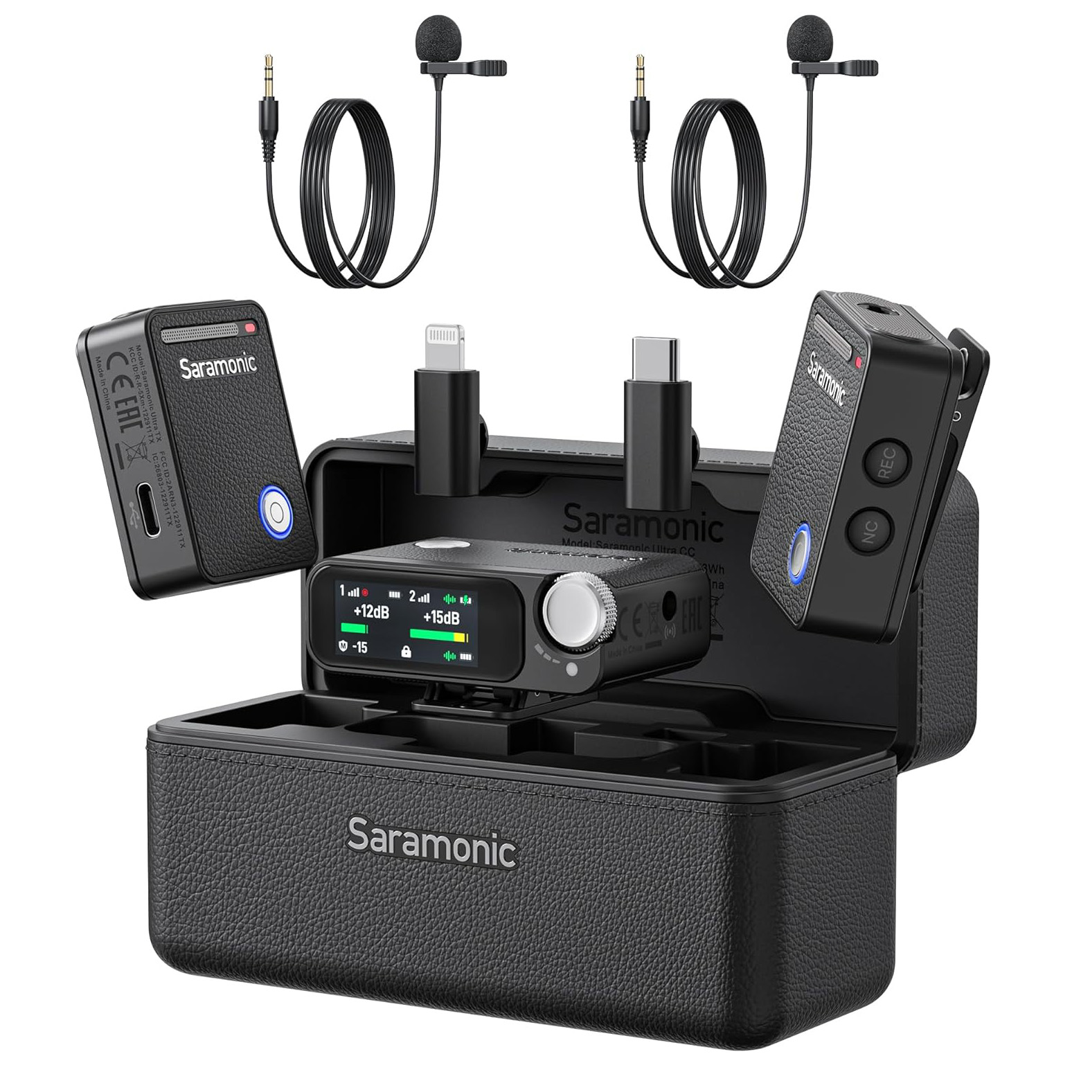 Saramonic Ultra wireless mic setup