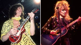 Eddie Van Halen and Nancy Wilson