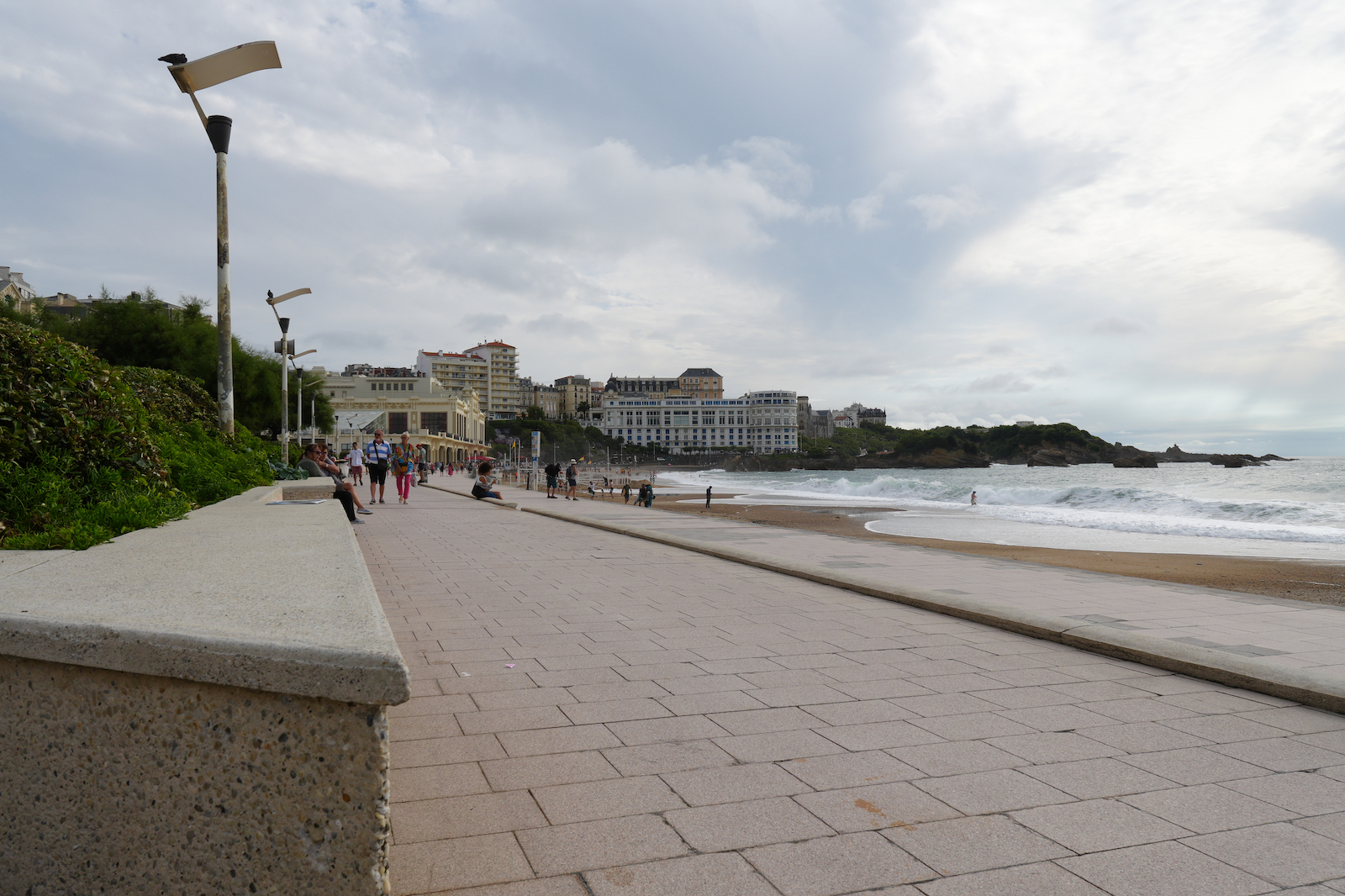 Sample image shot using the Sony Alpha A6700 of Biarritz beach