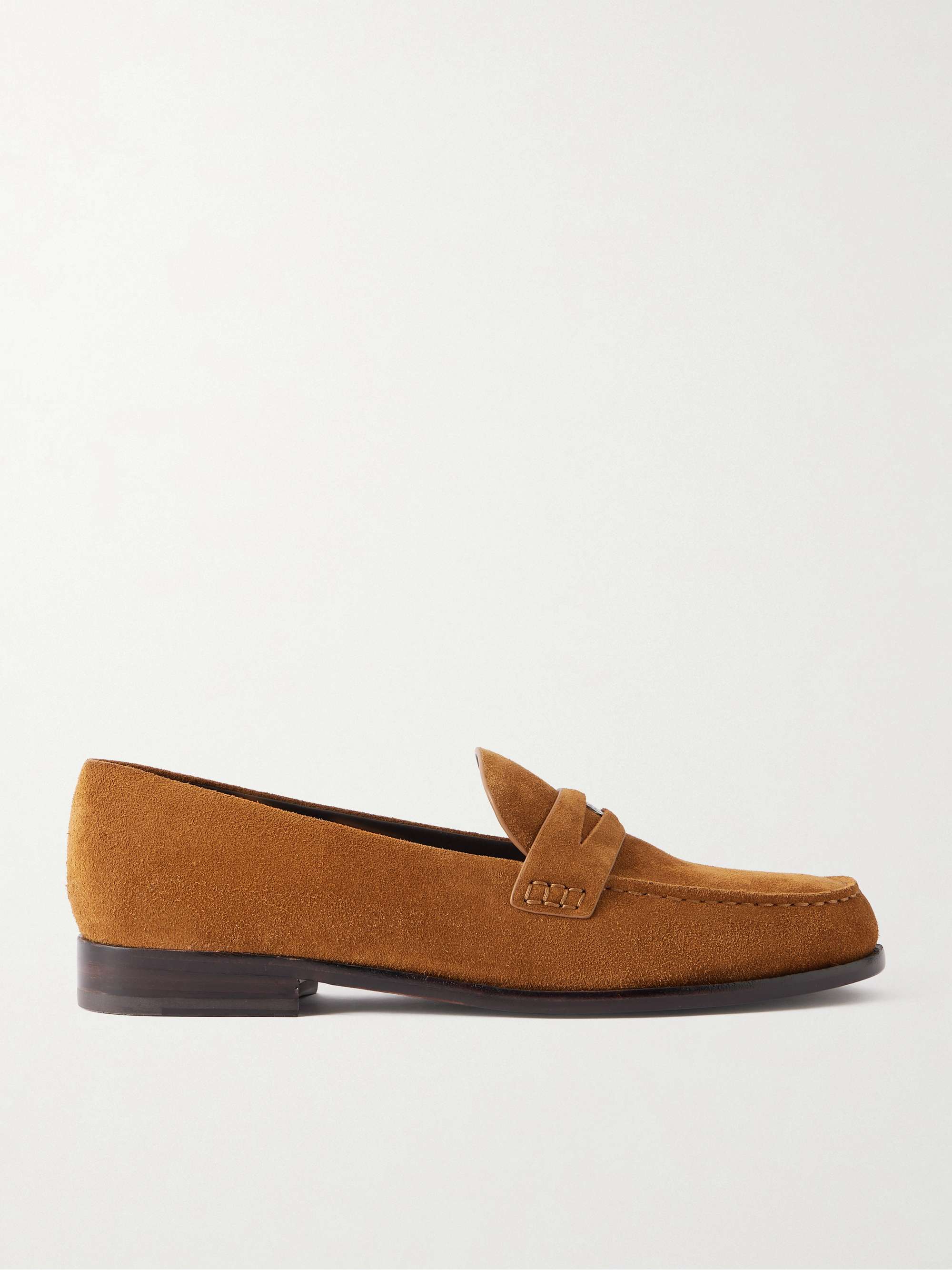 Suede Penny Loafers